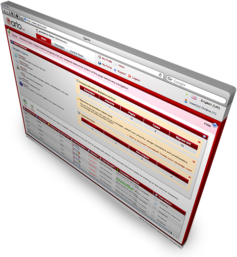 Translation Management Portal UI QARTO UI