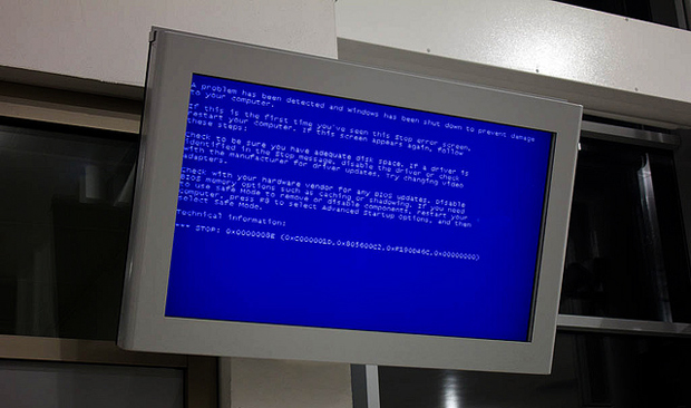 Microsoft "Blue Screen Of Death"