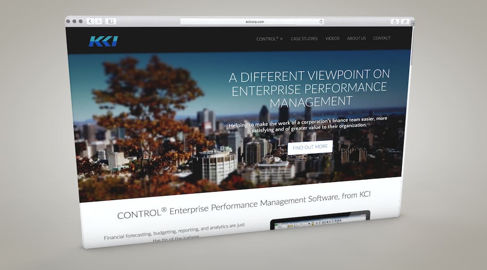 Fintech company website design