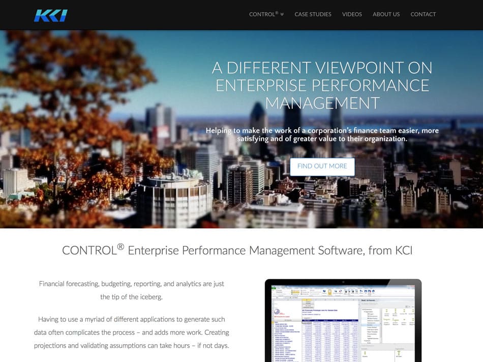 fintech developer website design