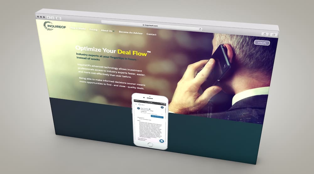 fintech software developer website design