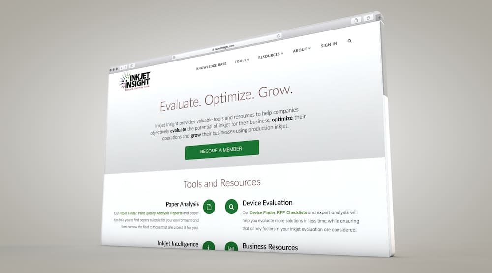 industry news portal website design