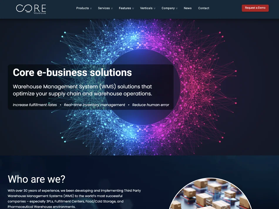 B2B Enterprise software developer website design