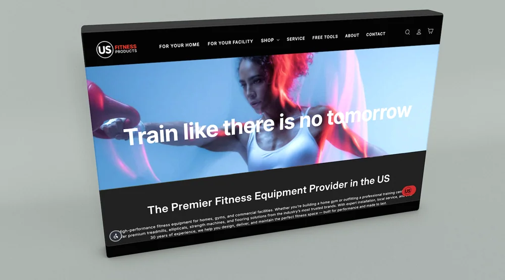 Energy company website design